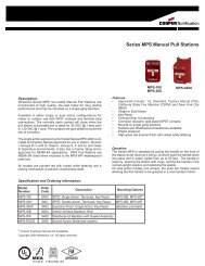 Series MPS Manual Pull Stations - Wheelock Products