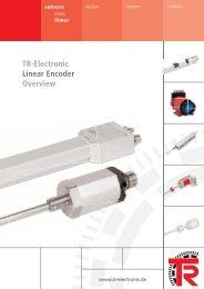 TR-Electronic Linear Encoder Overview - TR-Electronic GmbH