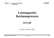 Leistungsziele und Stoffplan