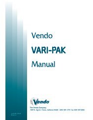 Vari-Pak Manual (Whole) - Vendo