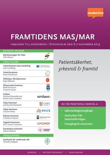 FRAMTIDENS MAS/MAR S/MAR - Conductive