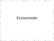 Eicosanoider - Institutleder til klinisk medicin