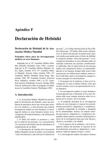 Declaración de Helsinki