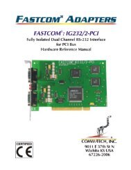 IG232/2-PCI - Commtech-fastcom.com