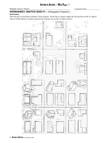 WORKSHEET- SKETCH QUIZ - the SOTA Theatre Department!