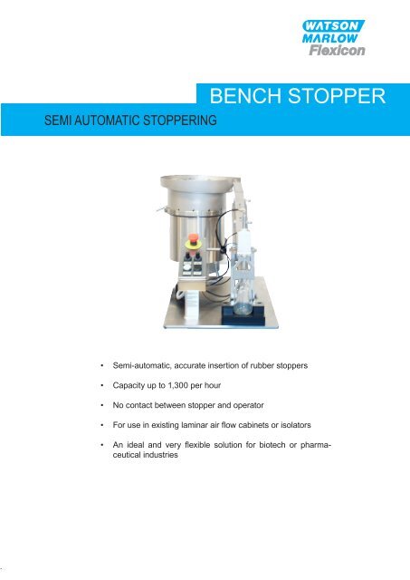 BENCH STOPPER - Flexicon