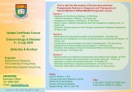 CERTIFICATE COURSE FEE - Department of Medicine, HKU & QMH