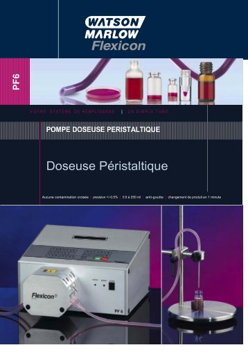 Flexicon PF6 doseuse péristaltique (FR)(PDF ... - Watson-Marlow