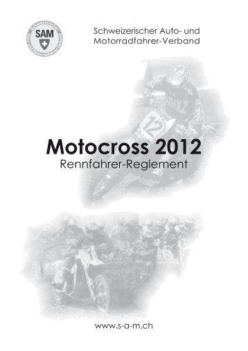 motocross rennfahrer-reglement - SAM