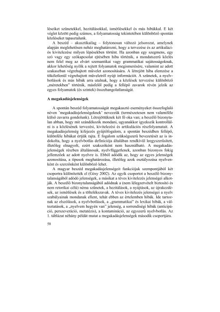 A 2005. oktÃ³ber 22-Ã©n megrendezett II. egri kiejtÃ©si konferencia ...