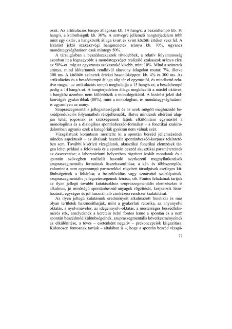 A 2005. oktÃ³ber 22-Ã©n megrendezett II. egri kiejtÃ©si konferencia ...