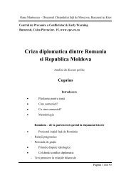 Criza diplomatica dintre Romania si Republica Moldova - cpc-ew.ro