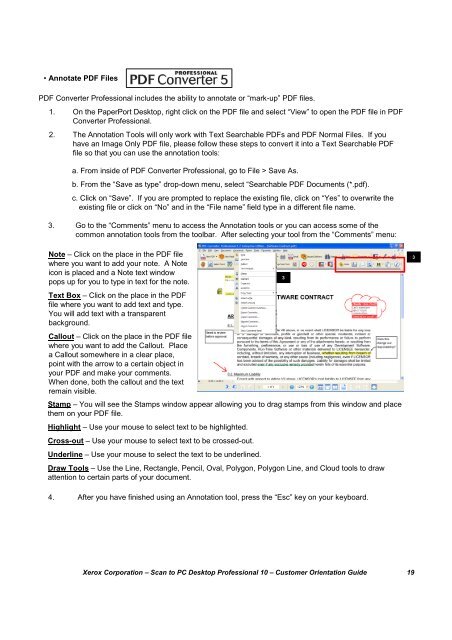 Scan to PC Desktop Professional 10 Customer Orientation ... - Nuance