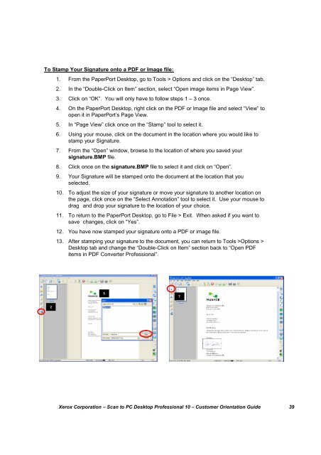 Scan to PC Desktop Professional 10 Customer Orientation ... - Nuance