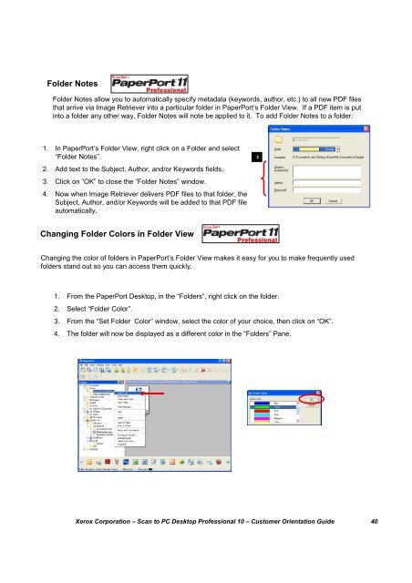Scan to PC Desktop Professional 10 Customer Orientation ... - Nuance
