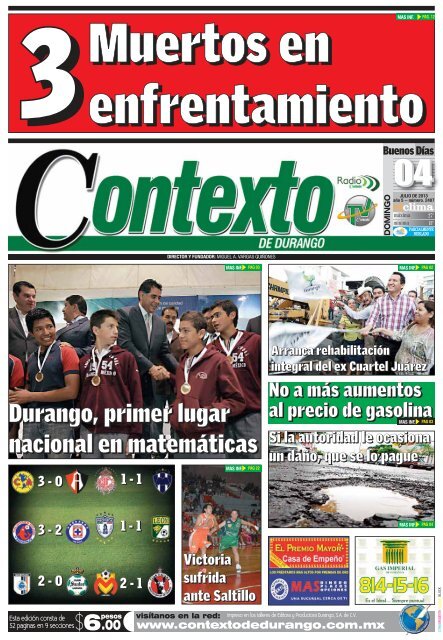 04/08/2013 - Contexto de Durango