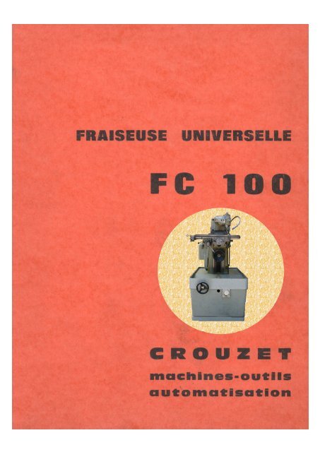 FC 100 - Usinages