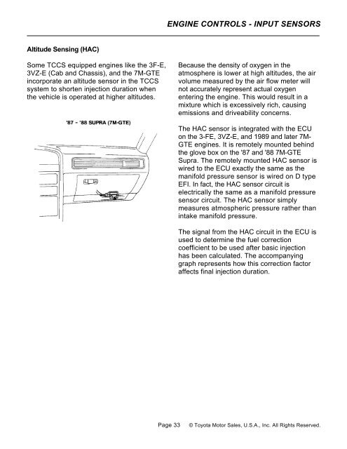 Overview ENGINE CONTROLS - INPUT SENSORS - Autoshop 101