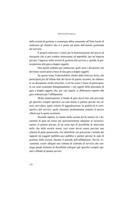 la disciplina del trasporto pubblico locale: recenti sviluppi e prospettive