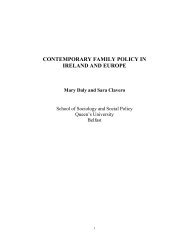 Contemporary Family Policy in Ireland and Europe (.pdf)