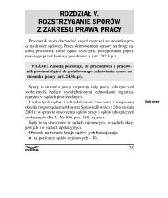 rozdziaÅ v. rozstrzyganie sporÃ³w z zakresu prawa pracy - Infor