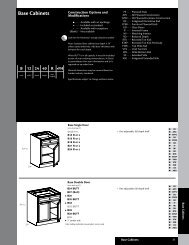 Kraftmaid 016 Base Cabinets - Roberts Company, Inc.