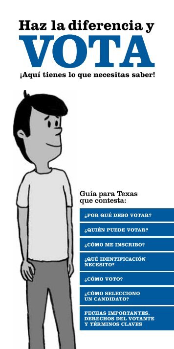 haz la diferencia y - The League of Women Voters of Texas