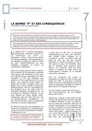 La bombe P et ses consÃ©quences