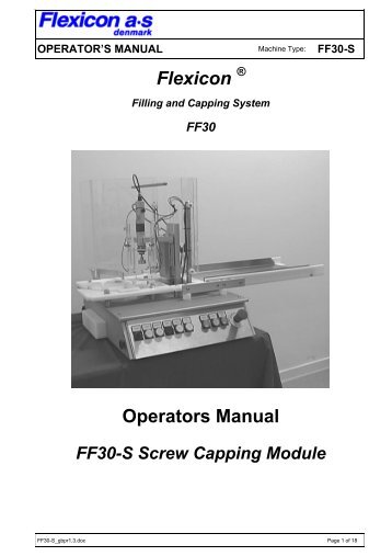 Flexicon Operators Manual - Watson-Marlow GmbH