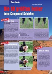 Die 10 grÃƒÂ¶ÃƒÂŸten Fehler - Compound - Bogensportverlag