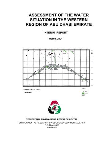 Assessment of the Water Situation in the Western Region