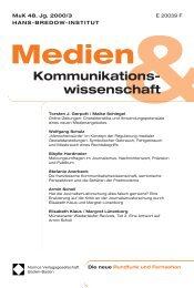 Kommunikations- wissenschaft - Medien ...