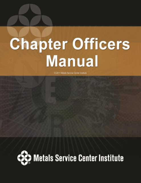 2011 Chapter Officer S Manual PDF Metals Service Center
