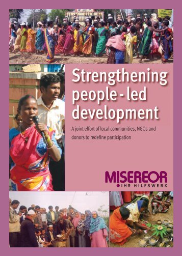 Strengthening people-led development - a joint effort of ... - Misereor