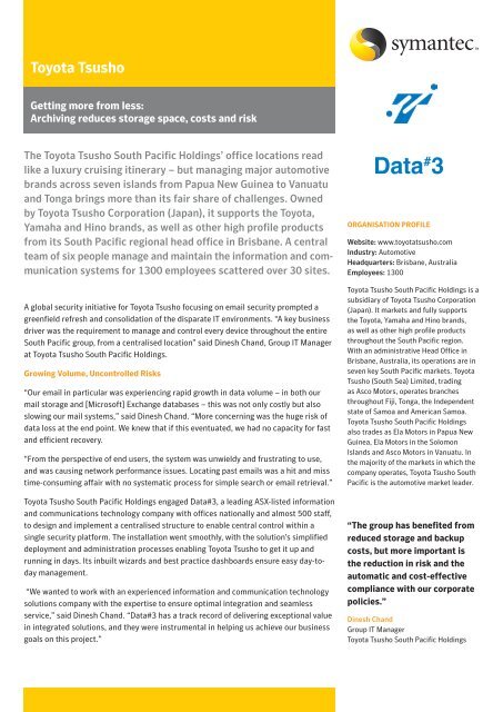 Click here to download the Toyota Tsusho case study - Data#3