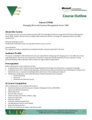 New CTG Course Outline Template