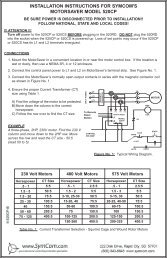 installation instructions for symcom's motorsaver model 520cp