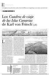 Los Cuadros de viaje de las Islas Canarias de Karl von Fritsch (y II)