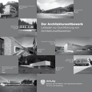 Der Architekturwettbewerb - Kammer der Architekten und ...