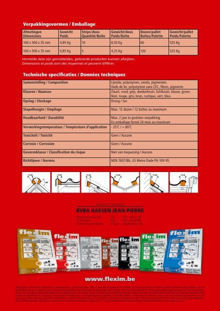 Flexim - brochure - Gedimat Leus in Sleidinge