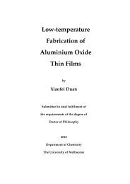 Low-temperature Fabrication of Aluminium Oxide Thin Films