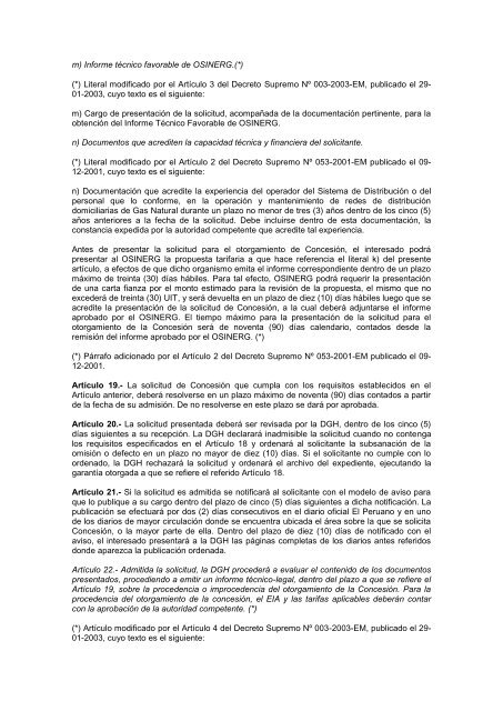 Decreto Supremo N° 040-2008-EM - osinergmin