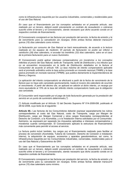 Decreto Supremo N° 040-2008-EM - osinergmin