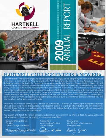 2009 ANNUAL REPORT - Hartnell College!!