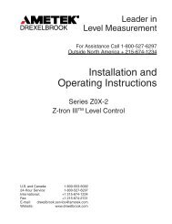 AMD.IM.Ztron Point Level Manual - Earthsafe Systems, Inc.