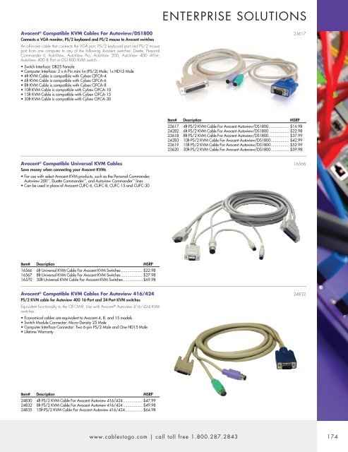 ENTERPRISE SOLUTIONS - Cables To Go