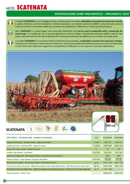 Leaflet seed drills - Maschio