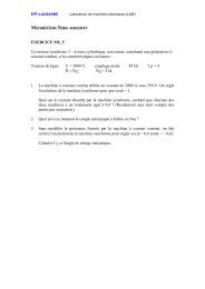 EXERCICE No 1 - Laboratoire de Machines Electriques (LME)