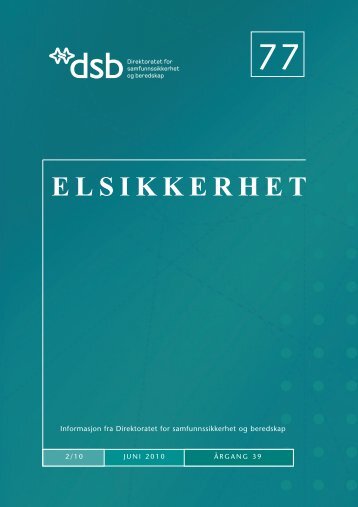 Elsikkerhet nr. 77 - Direktoratet for samfunnssikkerhet og beredskap