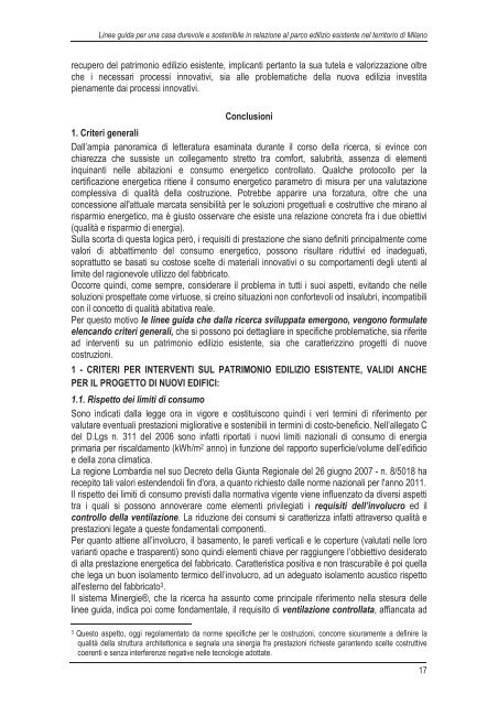 Scarica la ricerca - vol I (13,1 MB) - federcasa lombardia